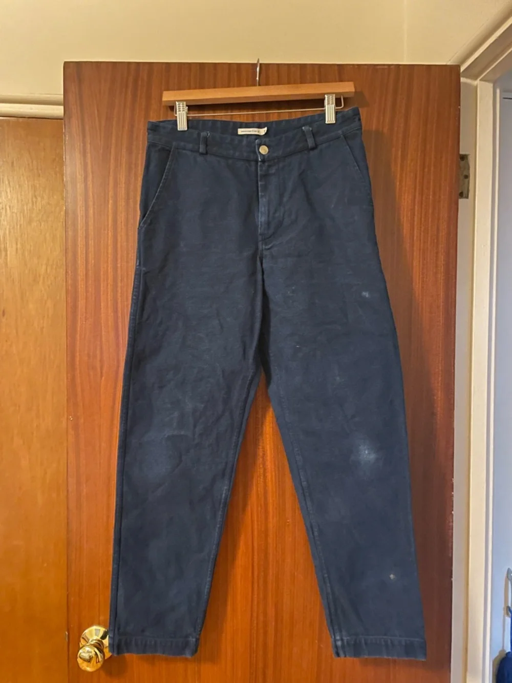 Industry of All Nations Men's Indigo Jeans - Picture 2 of 4